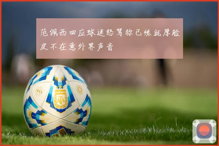 范佩西回应球迷怒骂称已练就厚脸皮不在意外界声音